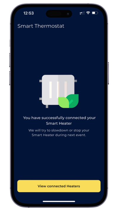 EQ App - Tado Integration - View connected device