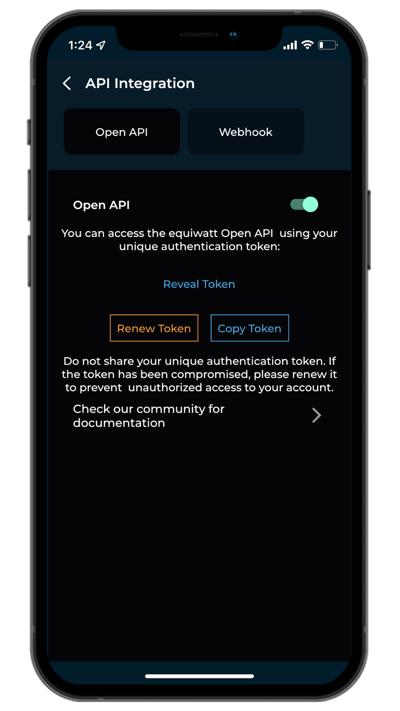 API Integration Screenshot