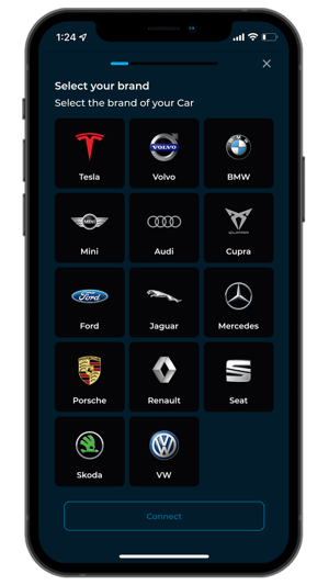 EV selection page