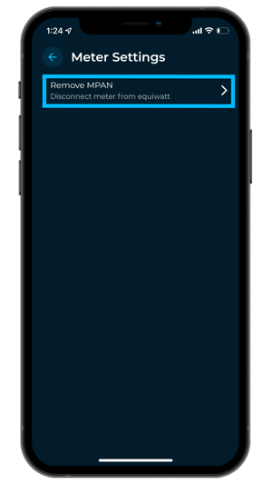 Remove smart meter screenshot