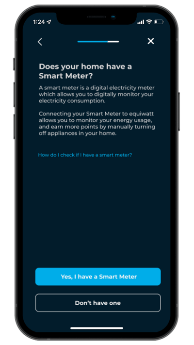 Onboarding Flow - Does your home have a smart meter