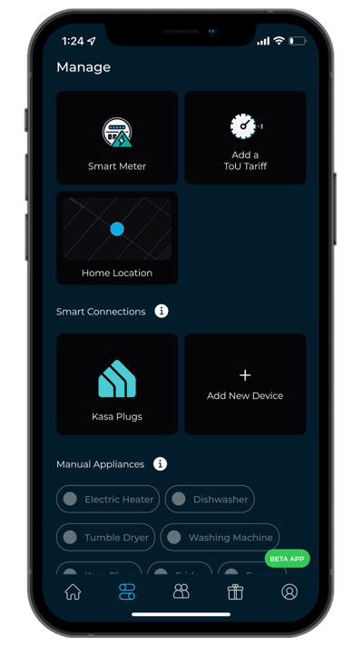 Manage Tab - Updated UIs