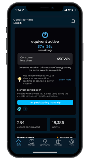 App Screenshot - equivent live - Manual devices not selected