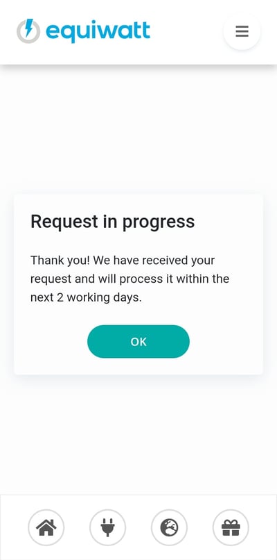 Referral Scheme - Request in Progress