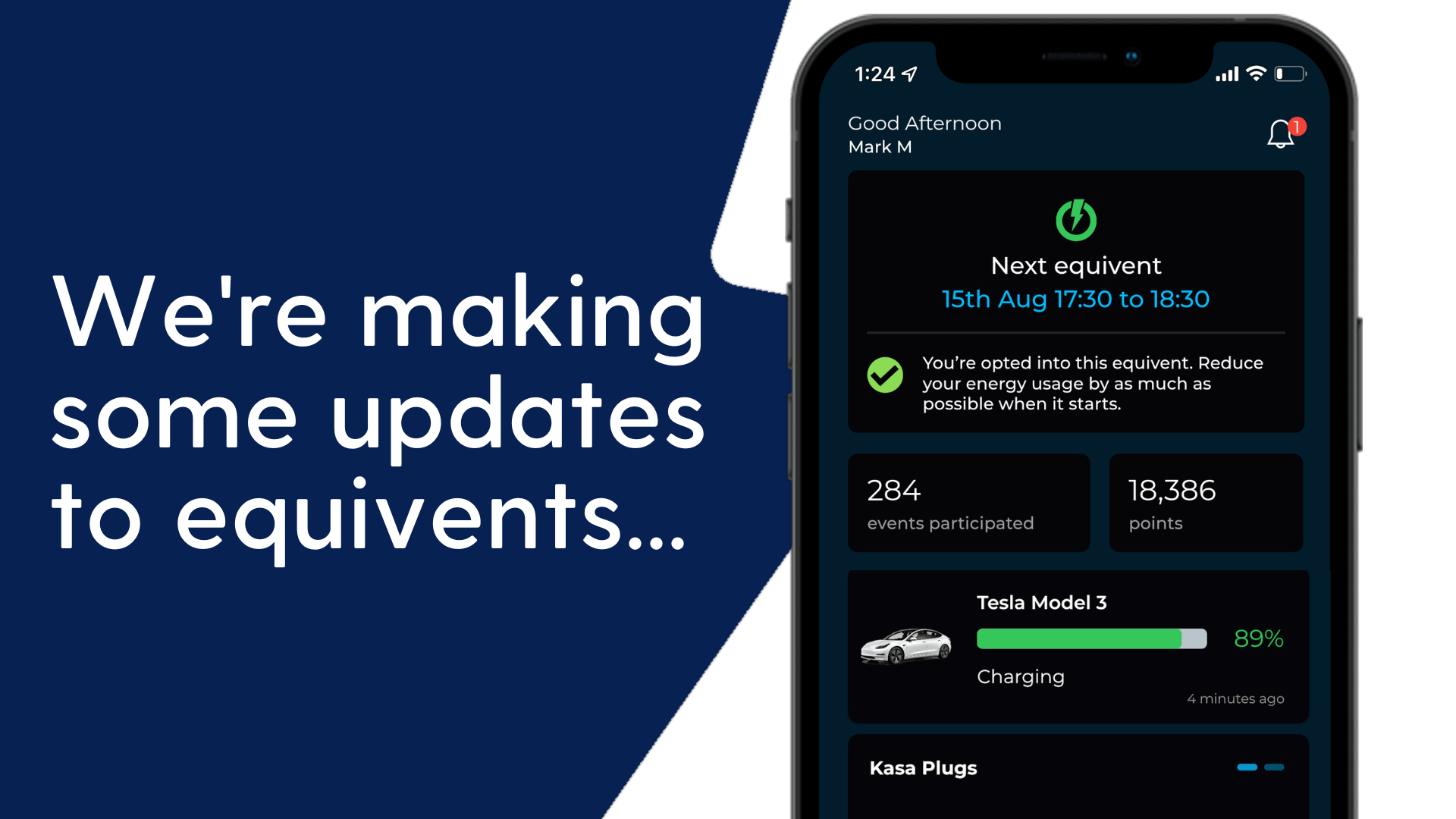 We’re making some updates to equivents…